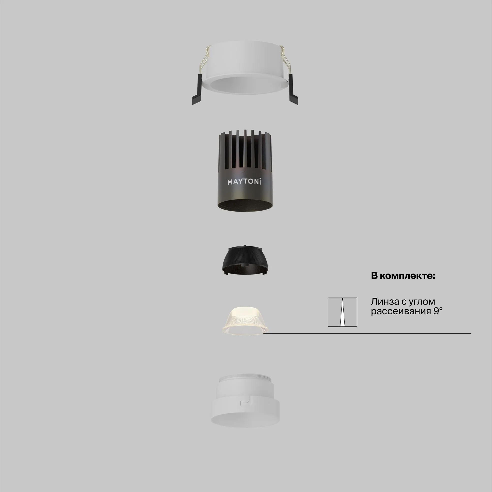 картинка Встраиваемый светильник Technical DL123-10W-3K-W