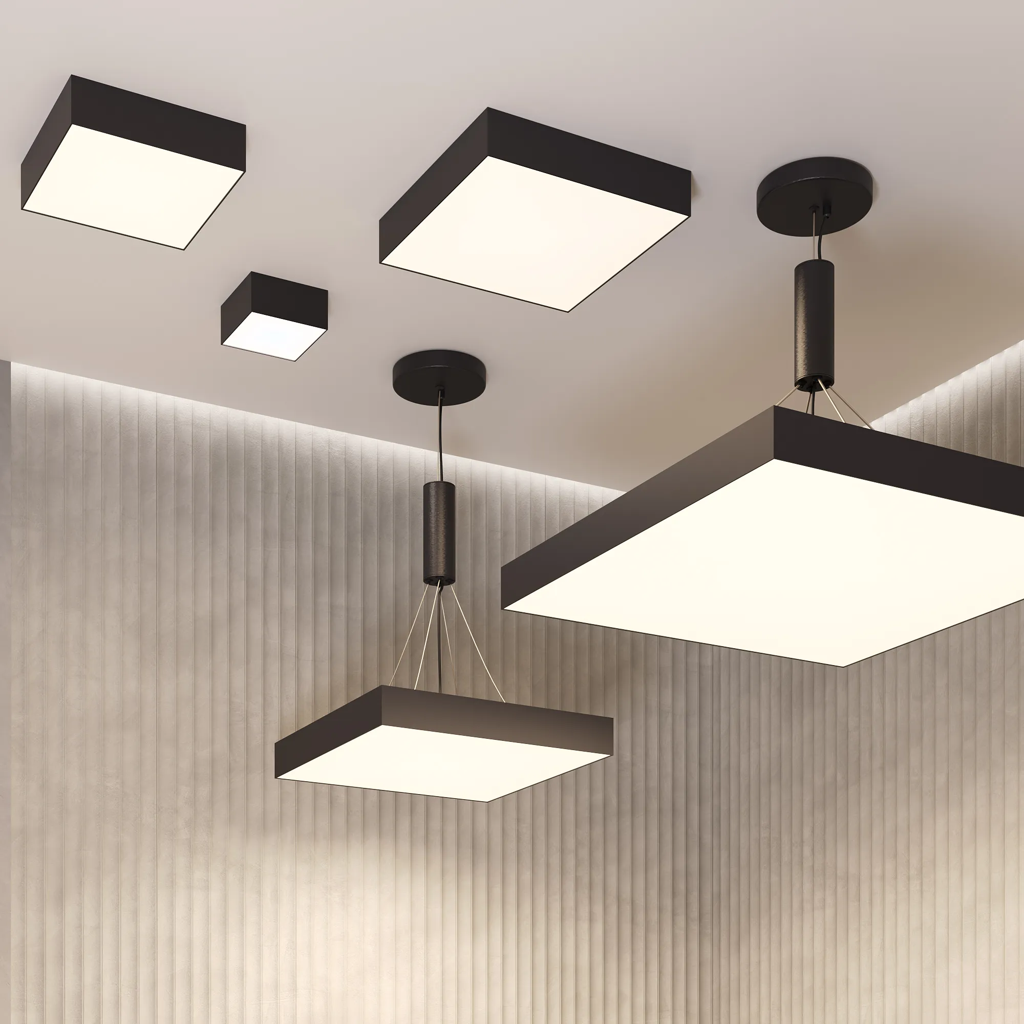 картинка Потолочный светильник Technical C032CL-12W4K-SQ-B