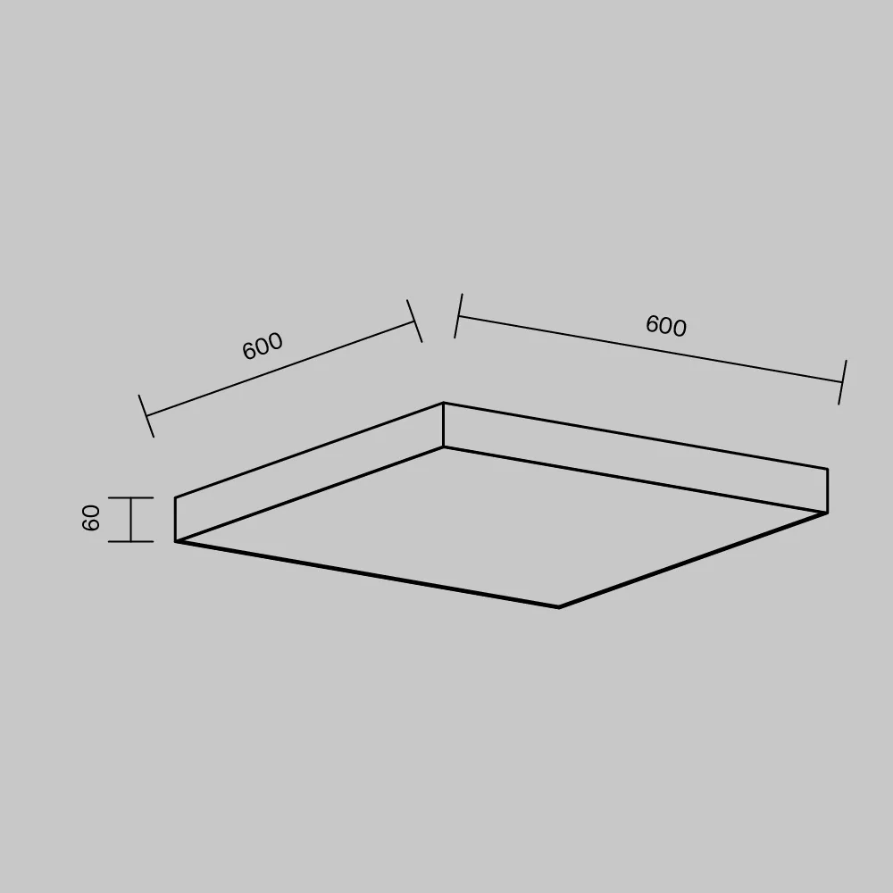 картинка Потолочный светильник Technical C032CL-90W4K-SQ-W