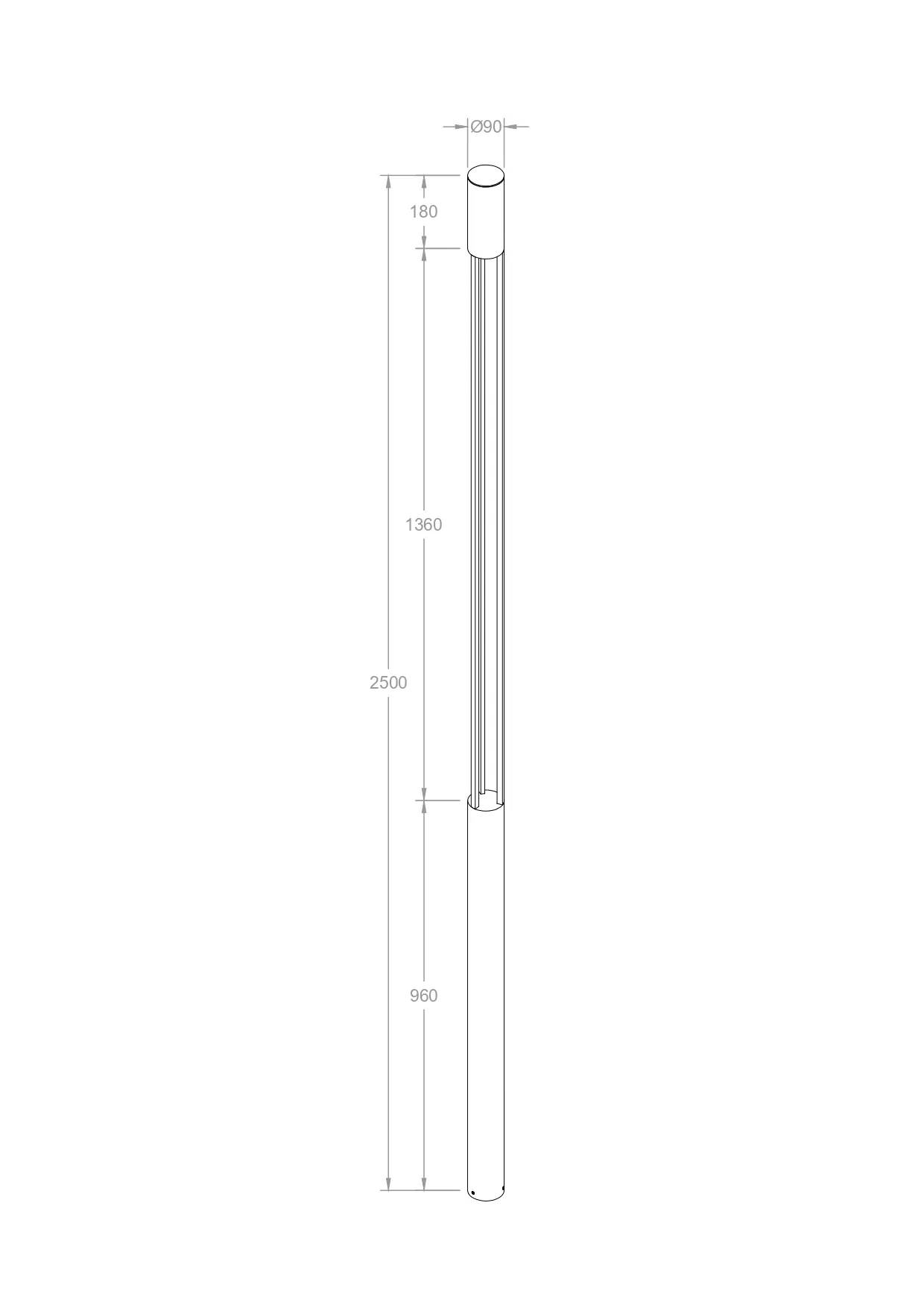 картинка Садово-парковый светильник Outdoor O427FL-L30GF3K