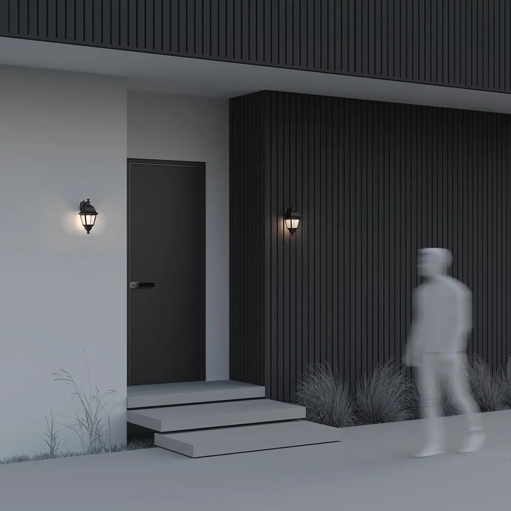 картинка Настенный светильник (бра) Outdoor O003WL-01B