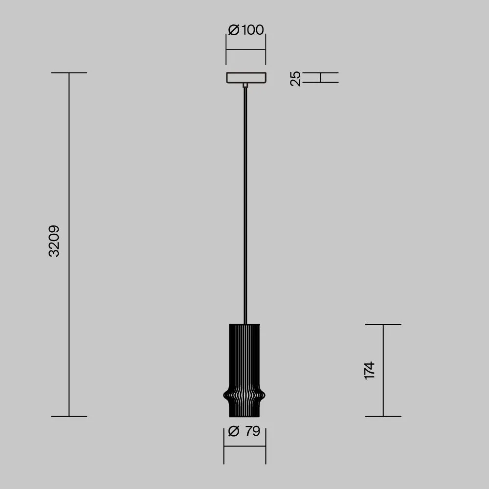 картинка Подвесной светильник Maytoni MOD430PL-L5W3K1