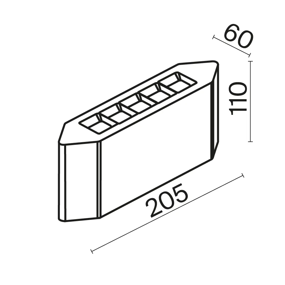 картинка Архитектурная подсветка Outdoor O412WL-L5GF3K