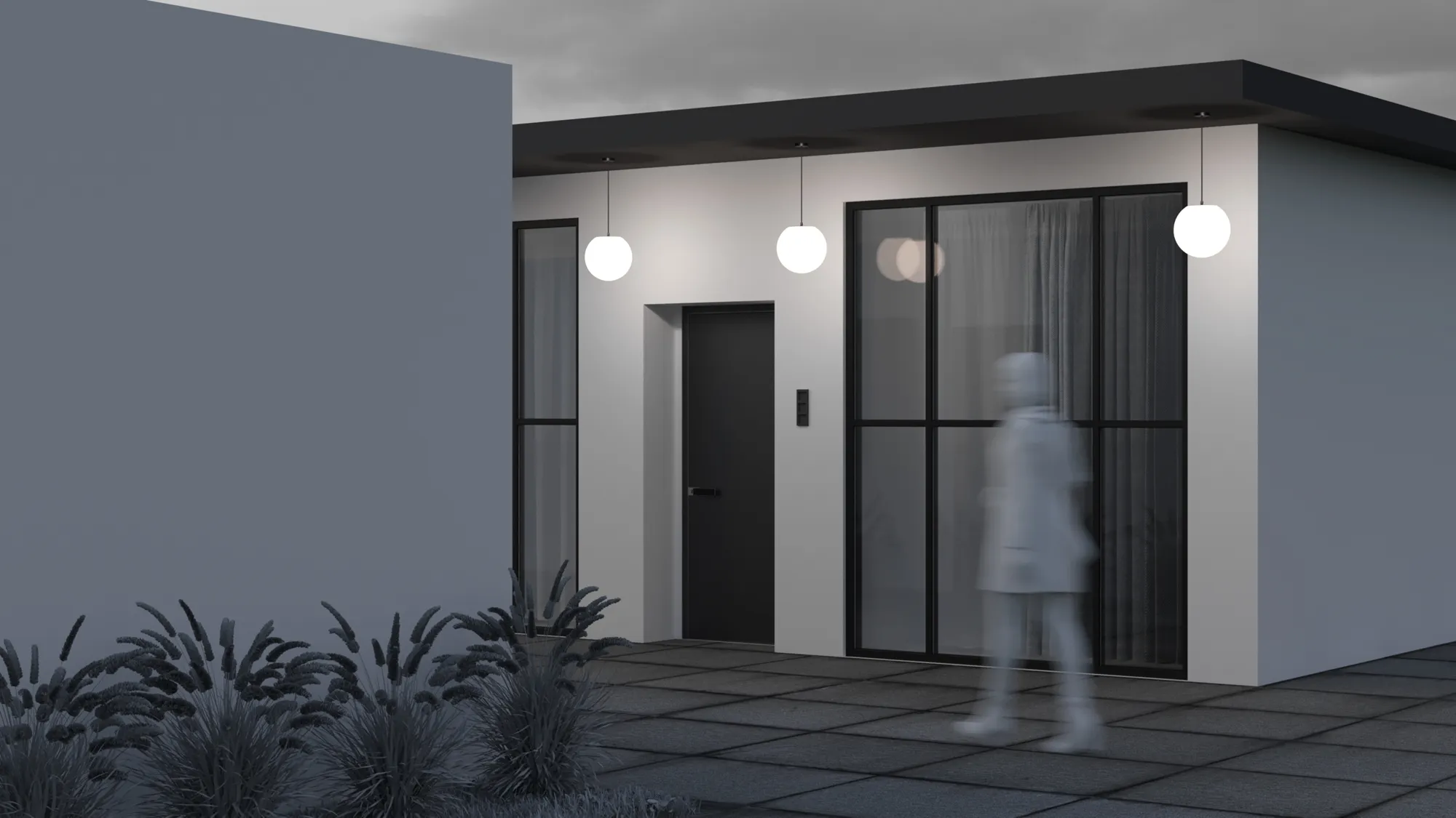 картинка Подвесной светильник Outdoor O594PL-01B