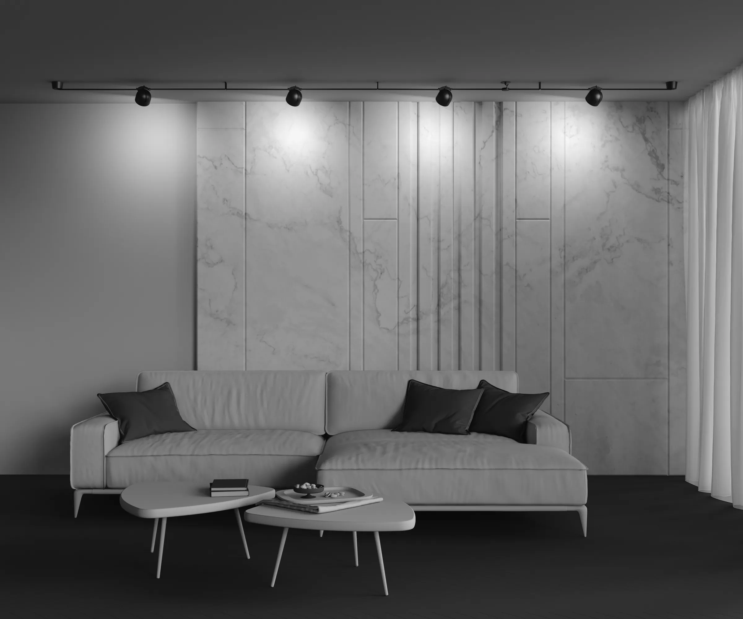 картинка Подвесной светильник Technical TR124B-12W4K-B