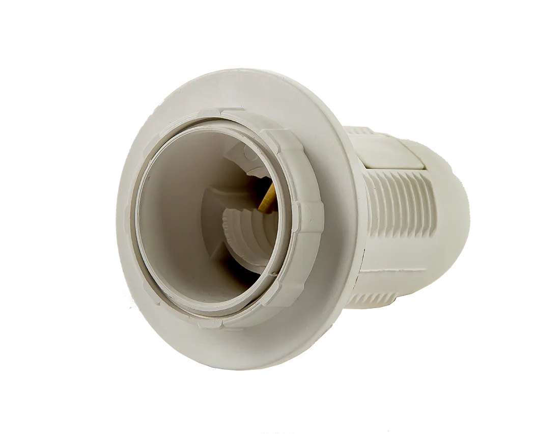 картинка Патрон Е14-ППК пластиковый с прижимным кольцом IN HOME