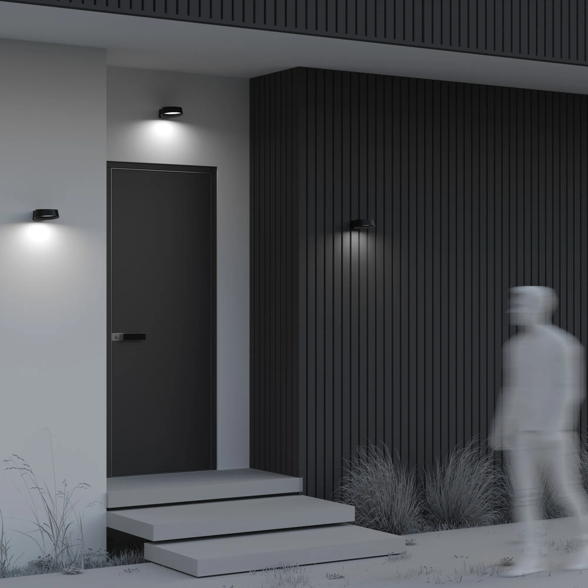 картинка Настенный светильник (бра) Outdoor O443WL-L12GF3K