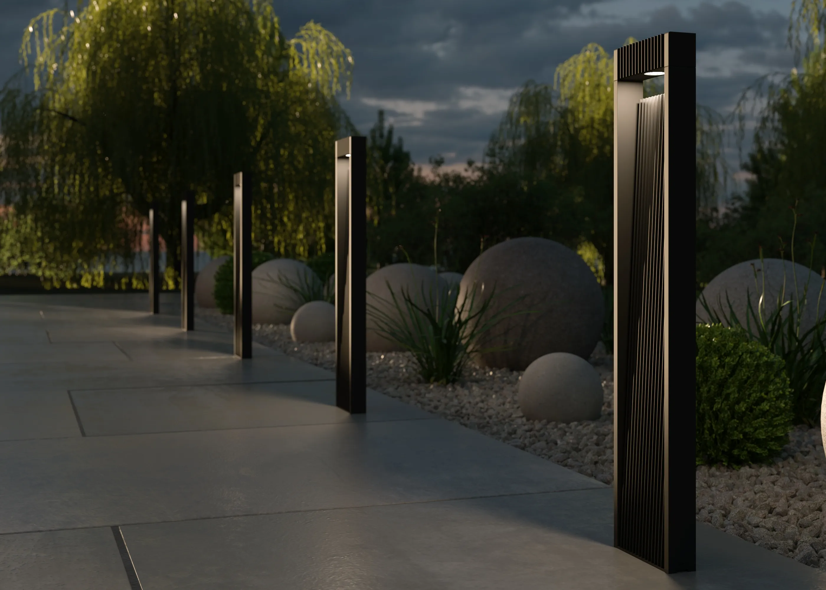 картинка Ландшафтный светильник Outdoor O444FL-L13GF3K1