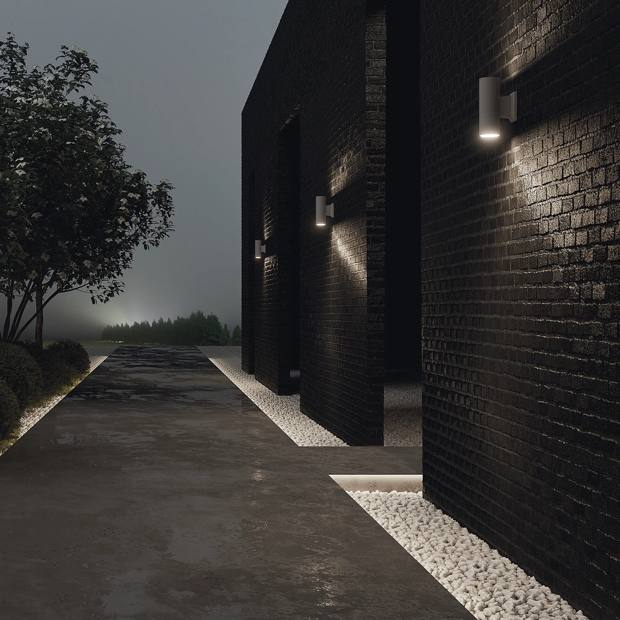 картинка Настенный светильник (бра) Outdoor O574WL-02GR