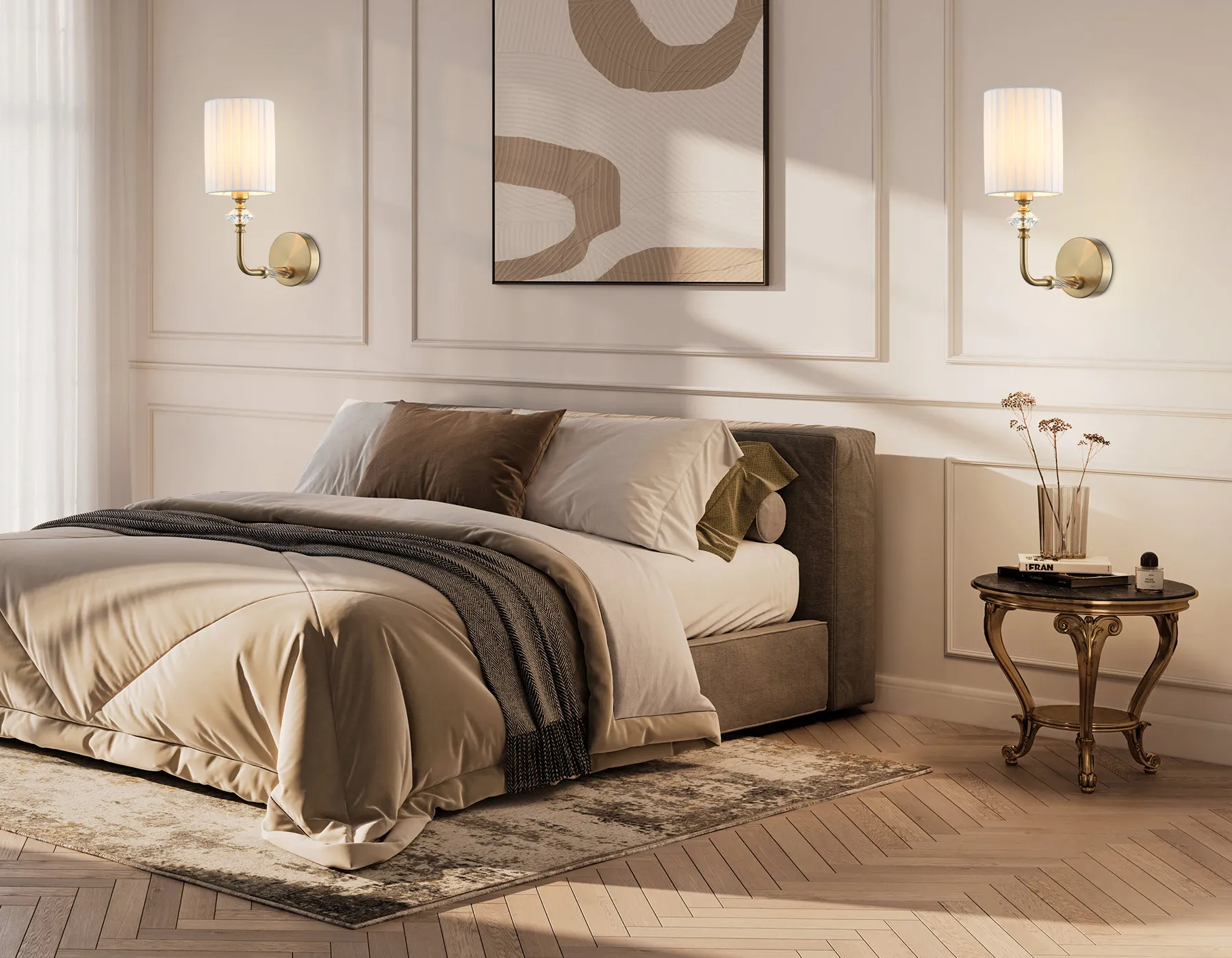 картинка Настенный светильник с абажуром LH71506