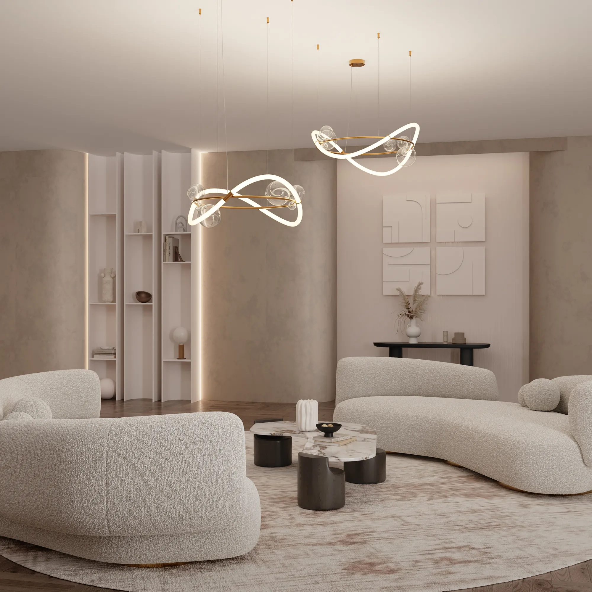 картинка Подвесной светильник Maytoni MOD289PL-L44BS3K