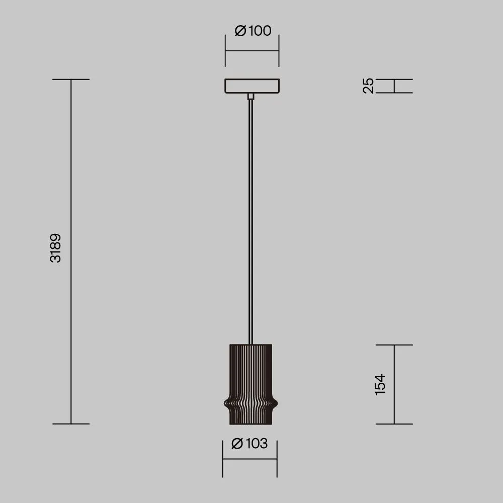 картинка Подвесной светильник Maytoni MOD430PL-L5W3K