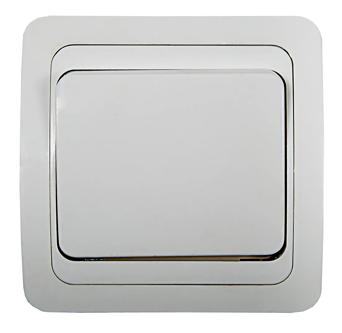 картинка Выключатель одноклавишный CLASSICO белый 2021 IN HOME