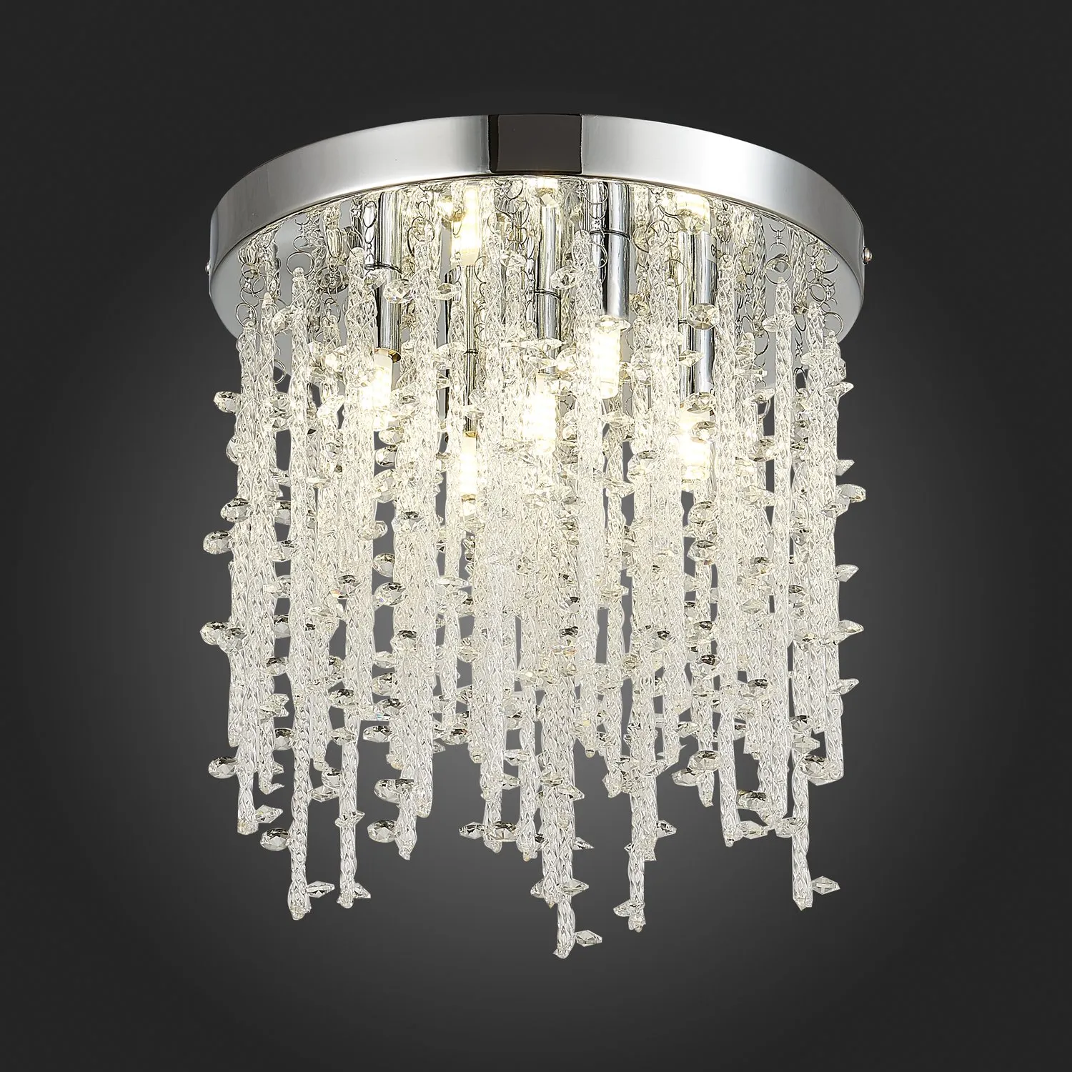 картинка SLE103302-05 Светильник потолочный Хром/Прозрачный G9 LED 5*3W