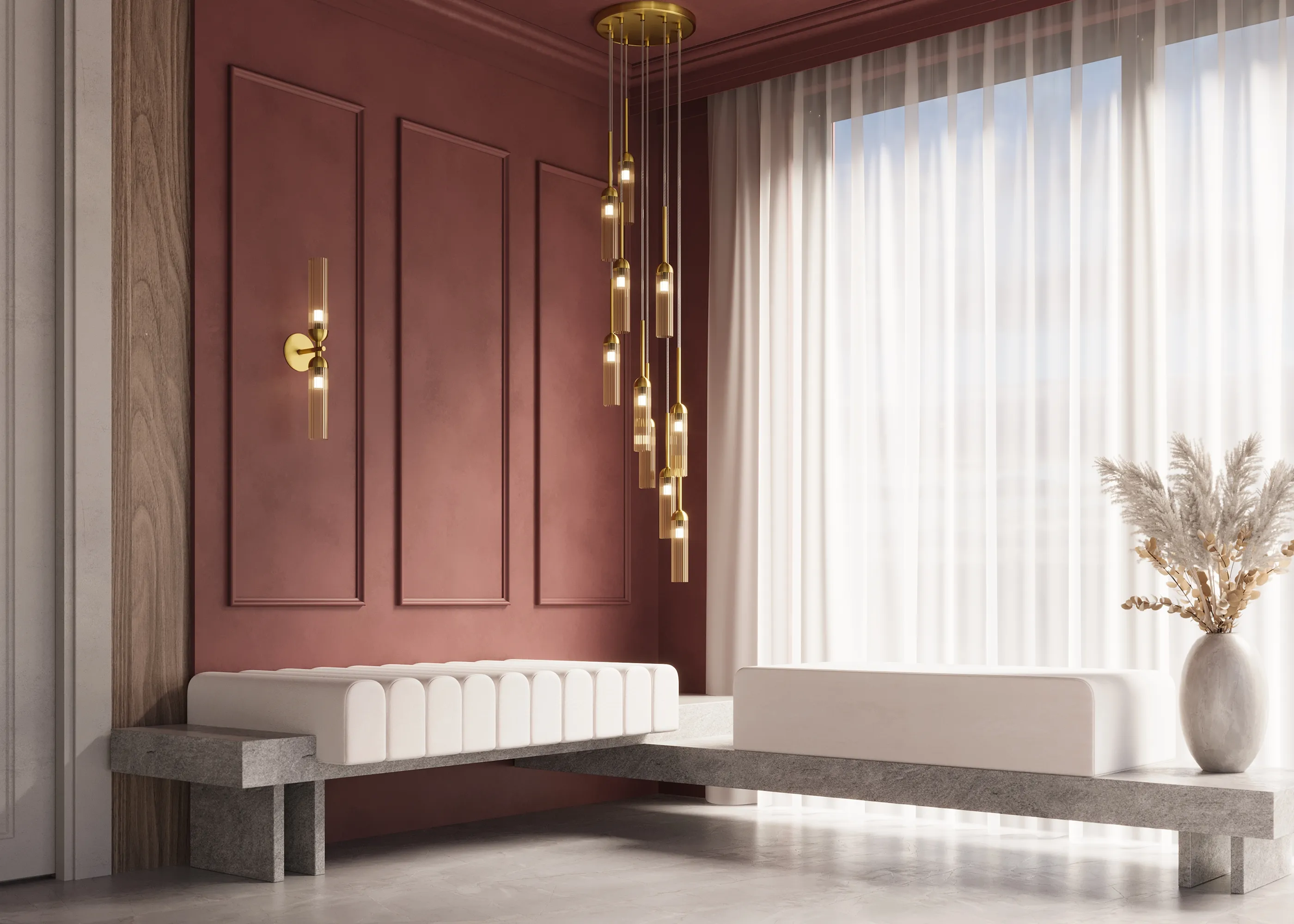 картинка Настенный светильник (бра) Freya FR5379WL-02G