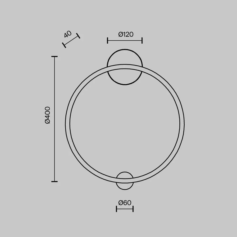 картинка Настенный светильник (бра) Maytoni MOD005WL-L24BSK