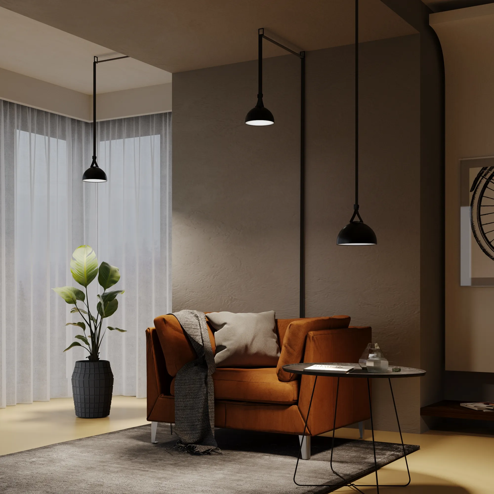 картинка Подвесной светильник Technical TR126B-20W4K-B