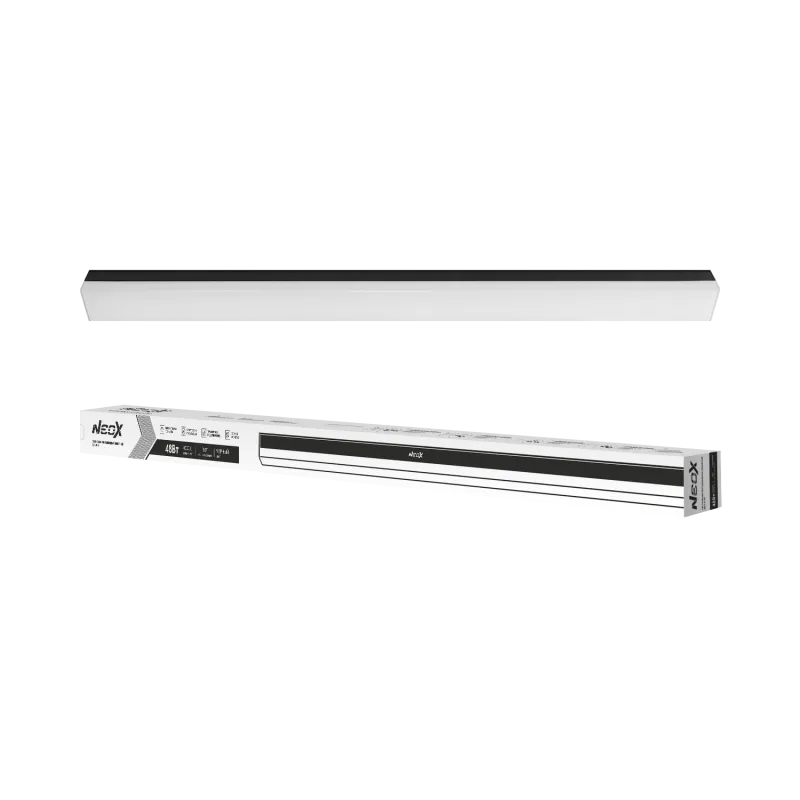 картинка Светильник светодиодный ДБО-ALFA 48Вт 230В 160гр 4000К 4800Лм 100лм/Вт черный IP40 NEOX