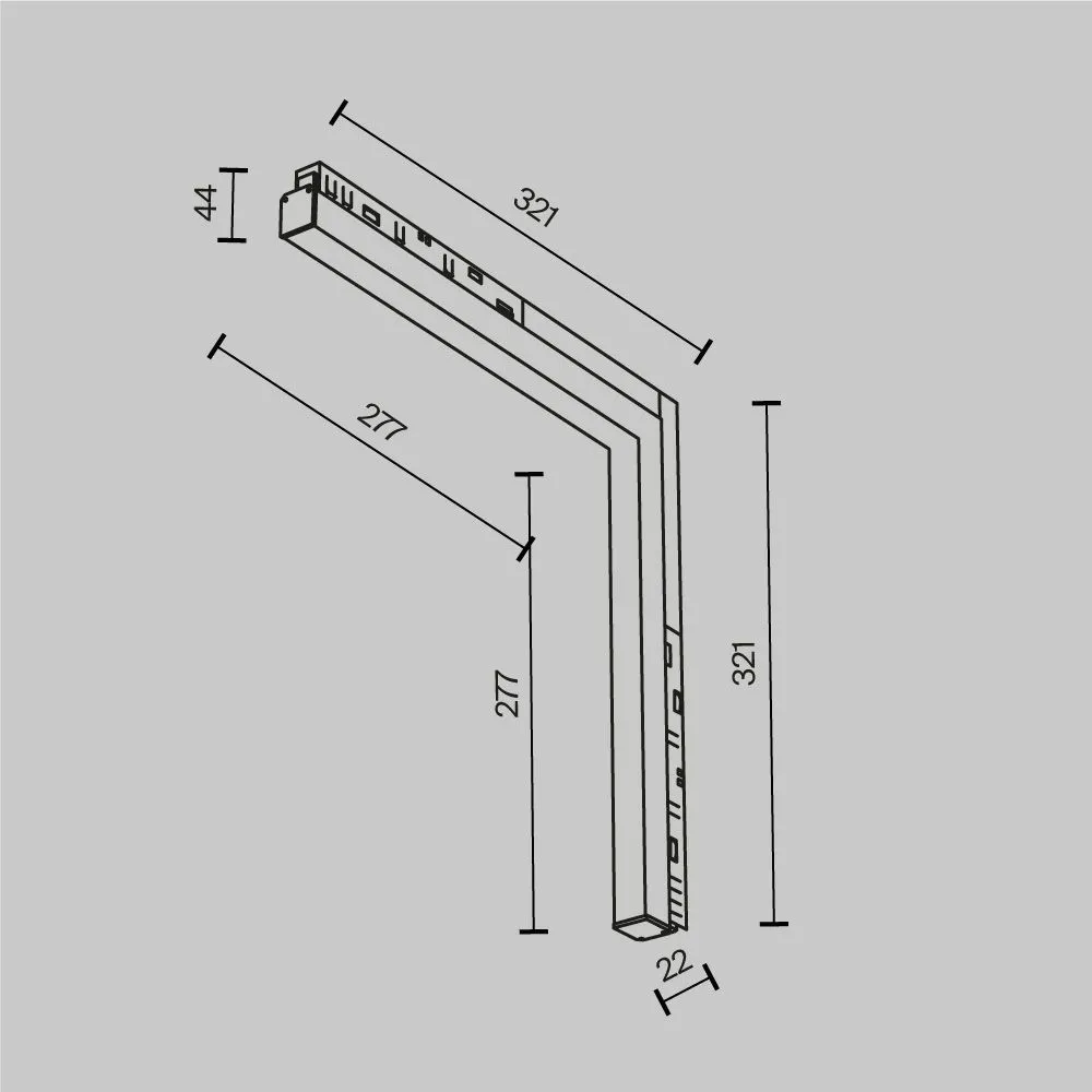 картинка Трековый светильник Technical TR102-24W3K-W
