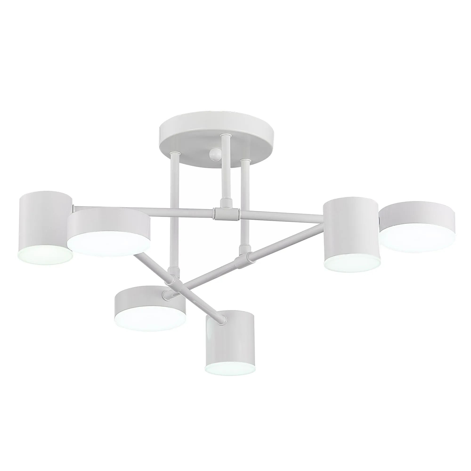 картинка SLE201052-06 Светильник потолочный Белый/Белый LED 6*7W 4000K