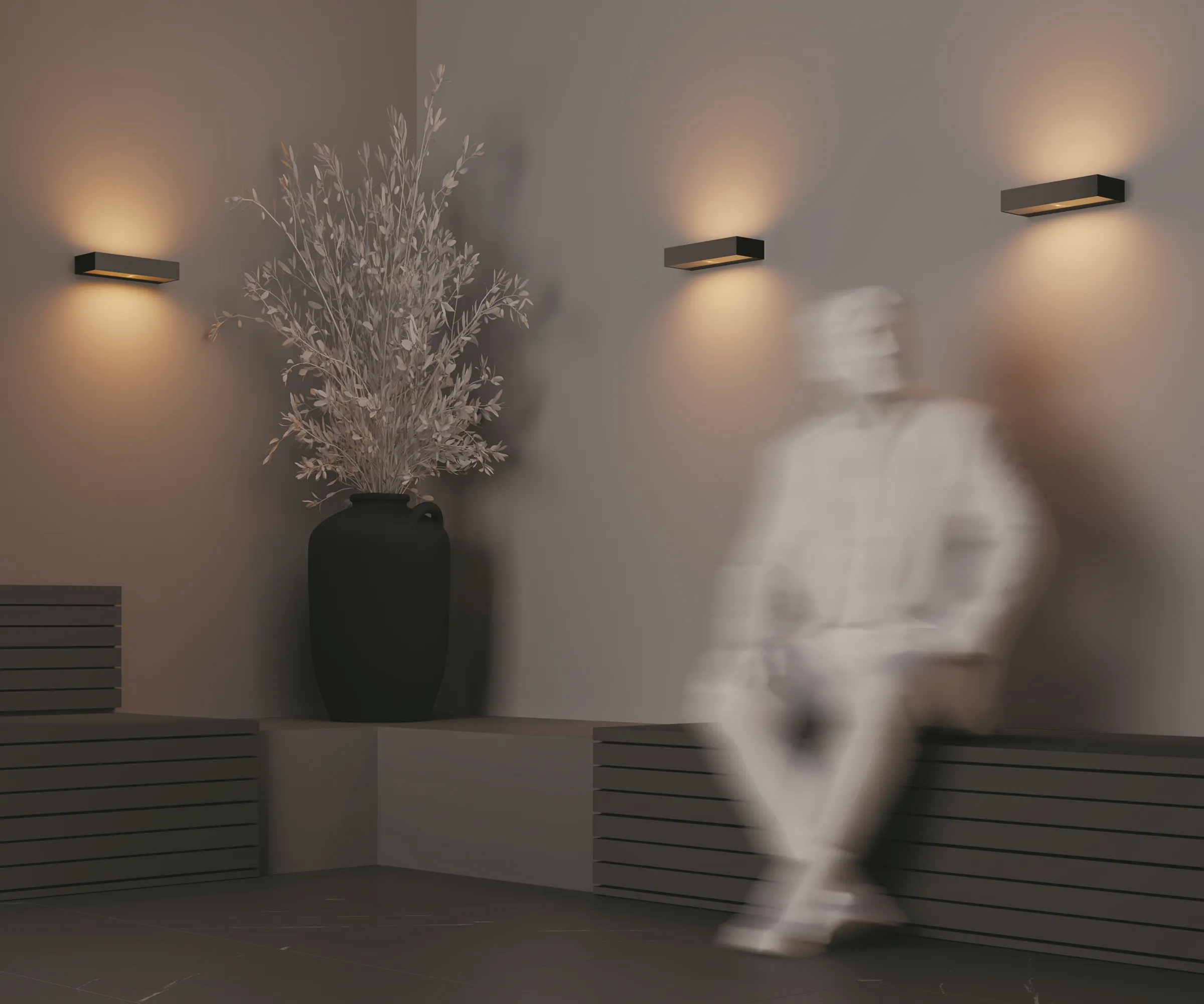 картинка Настенный светильник (бра) Outdoor O428WL-L20GF3K