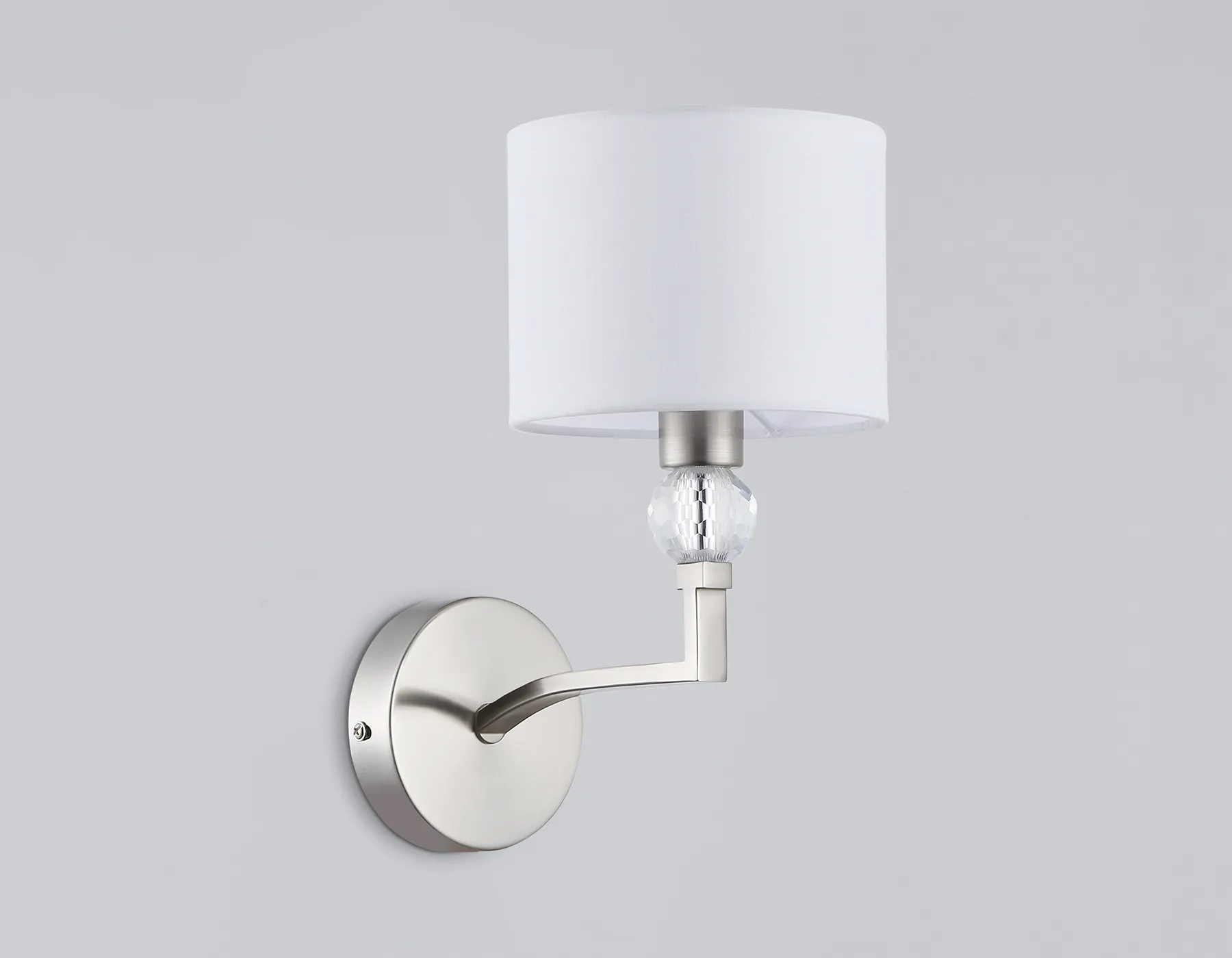 картинка Настенный светильник с абажуром и хрусталем LH71125