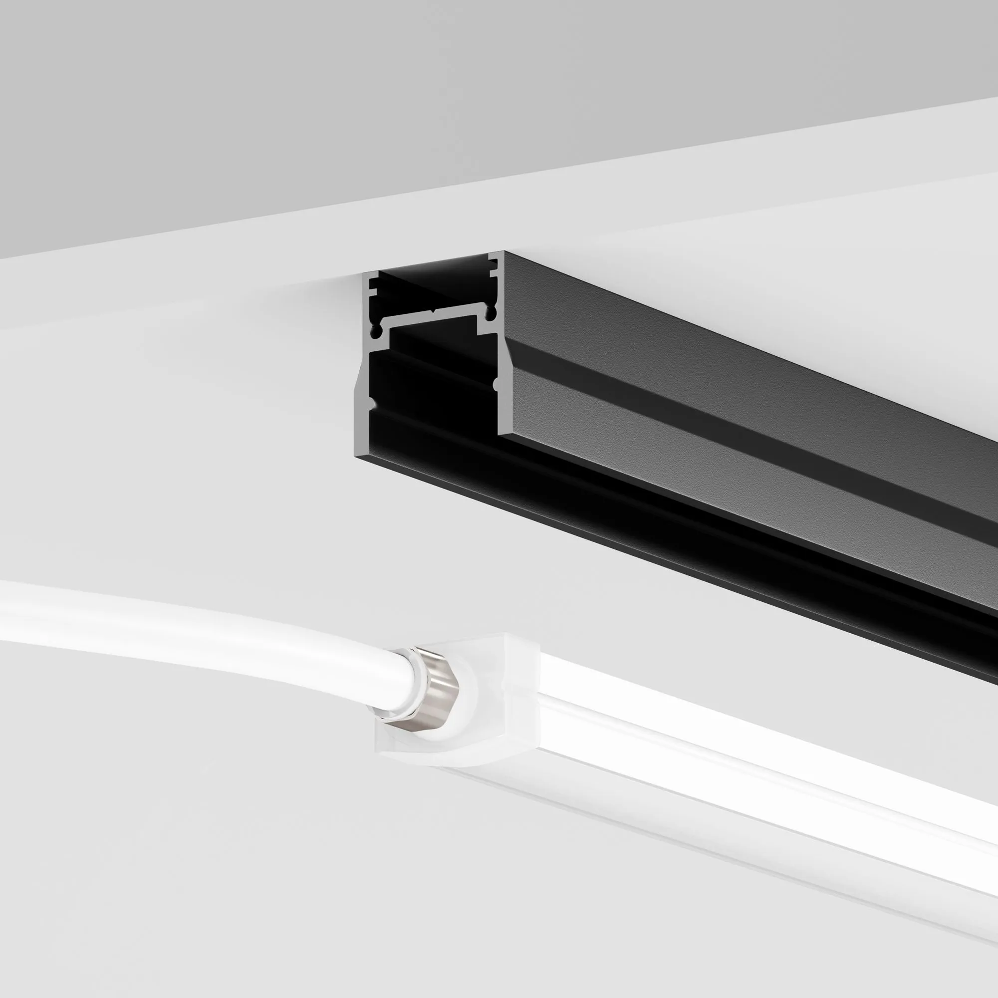 картинка Токоведущий светильник для уличной трековой систем Outdoor O-TR001-LL-L20W3K