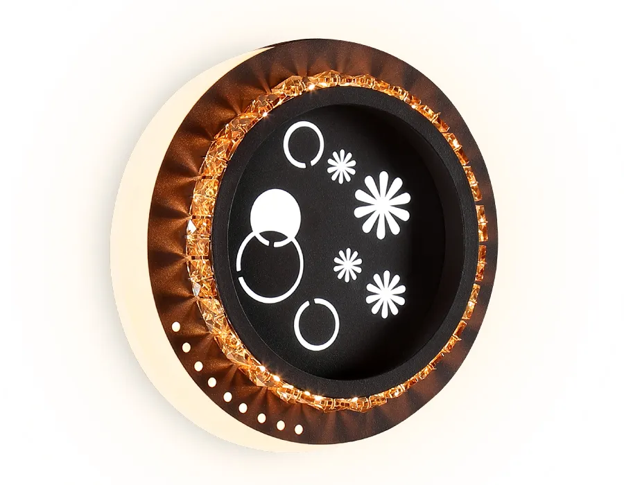 картинка Настенный светодиодный светильник с хрусталем  FA273