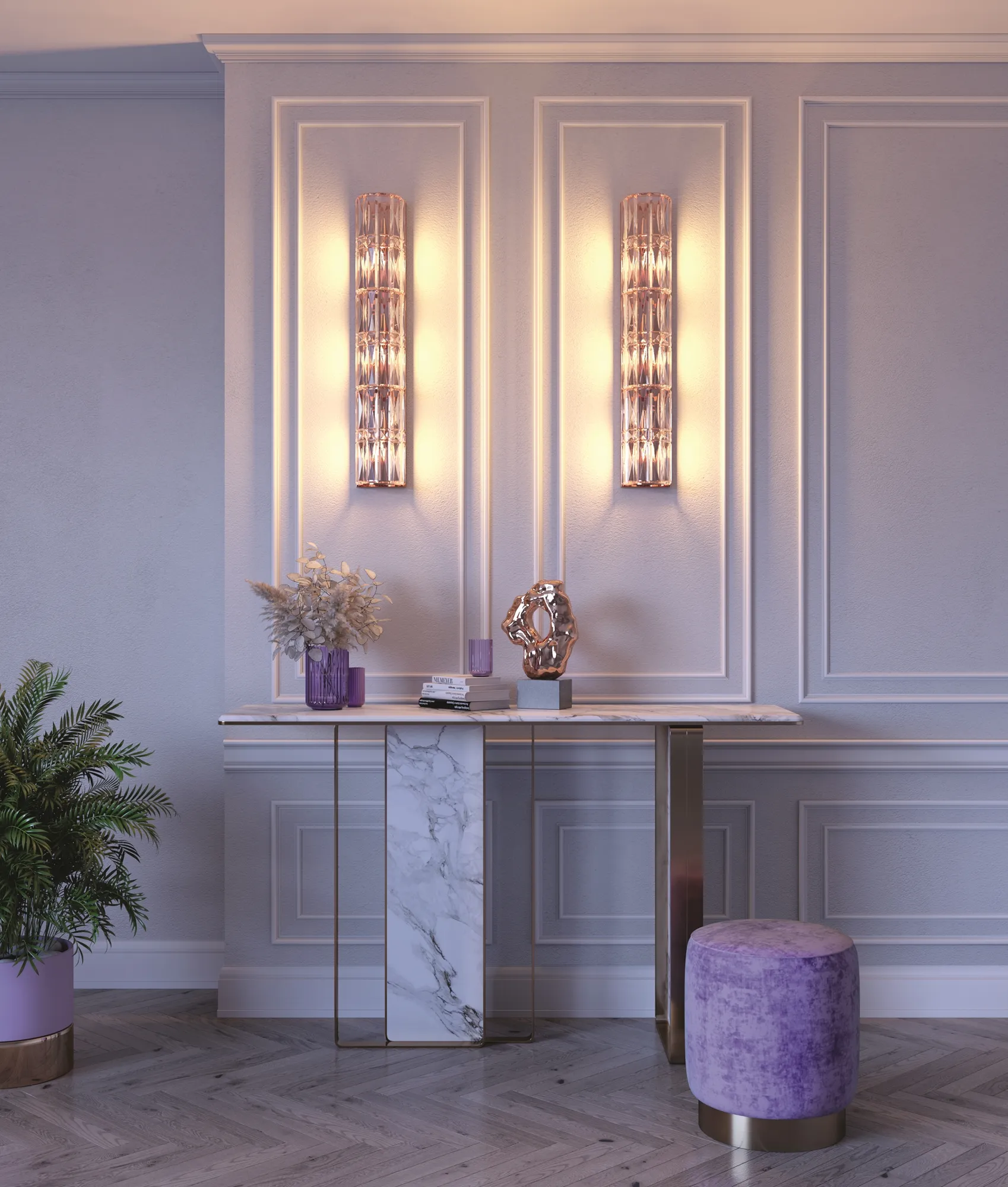 картинка Настенный светильник (бра) Maytoni MOD094WL-03G