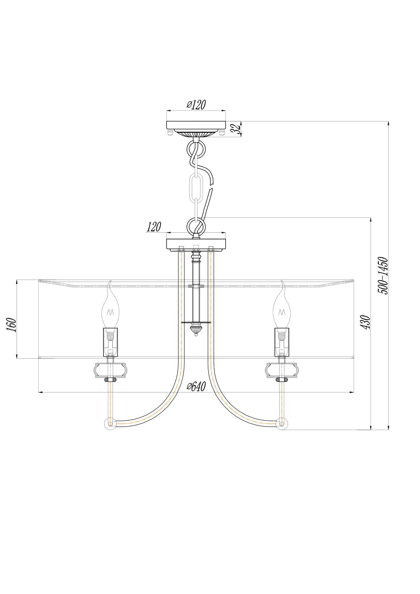 картинка Подвесной светильник Maytoni ARM006PL-08G