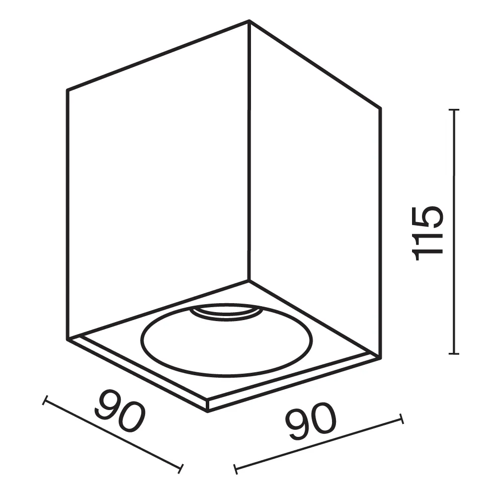 картинка Потолочный светильник Technical C030CL-01W