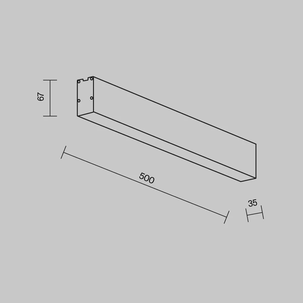 картинка Линейный светильник Technical LL311033
