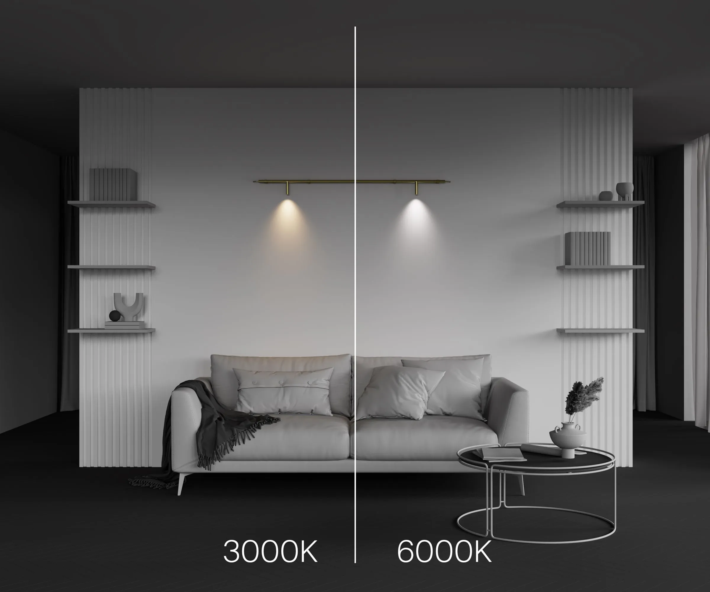 картинка Светильник Technical C102CL-3W3-6K-BS