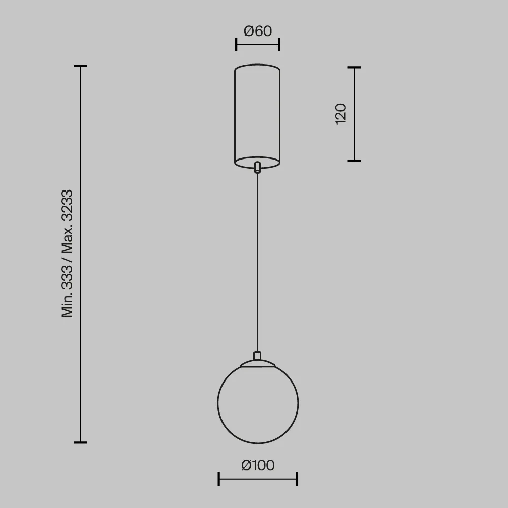 картинка Подвесной светильник Maytoni MOD464PL-L5BSK