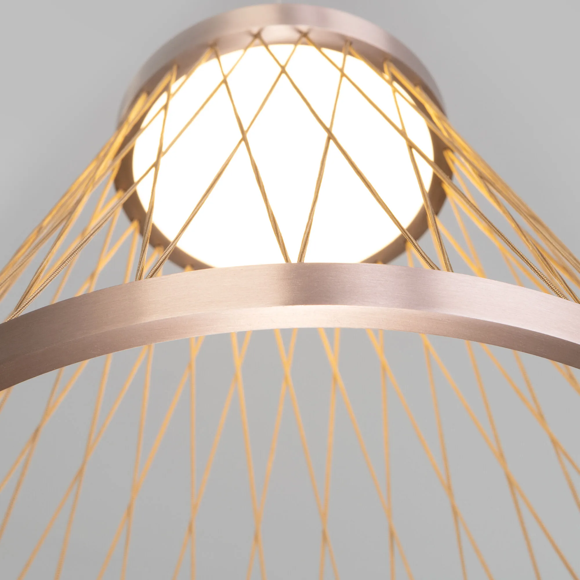 картинка Подвесной светодиодный светильник 40016/1 LED коричневый