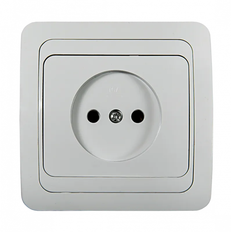 картинка Розетка одинарная CLASSICO белая 2022 IN HOME