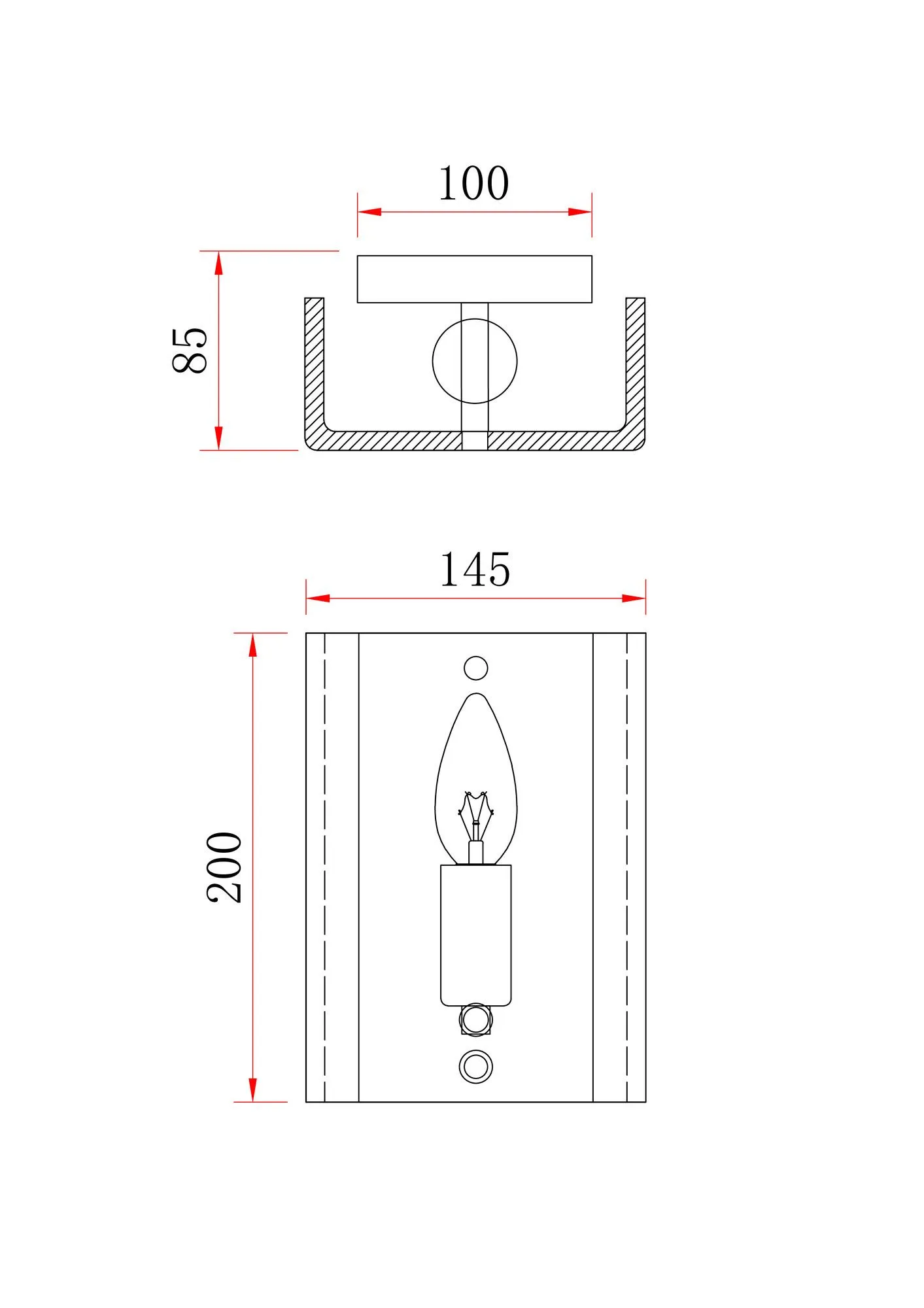 картинка Настенный светильник (бра) Freya FR5190WL-01BS2