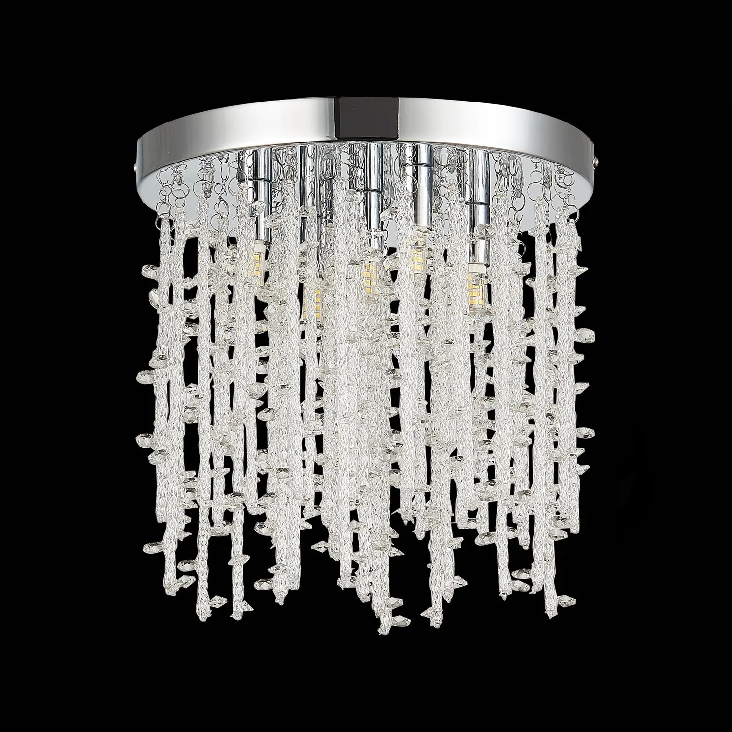 картинка SLE103302-05 Светильник потолочный Хром/Прозрачный G9 LED 5*3W