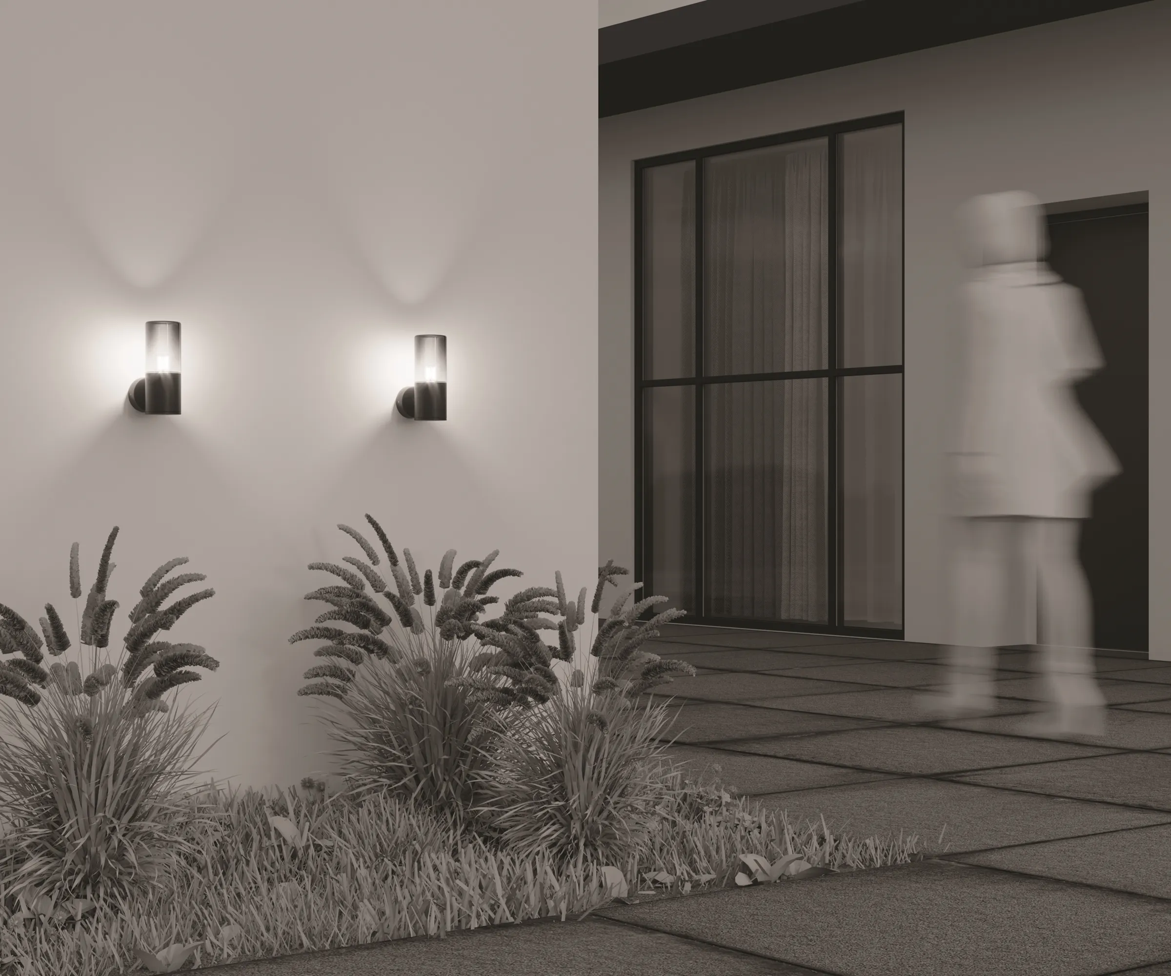 картинка Настенный светильник (бра) Outdoor O432WL-01GF