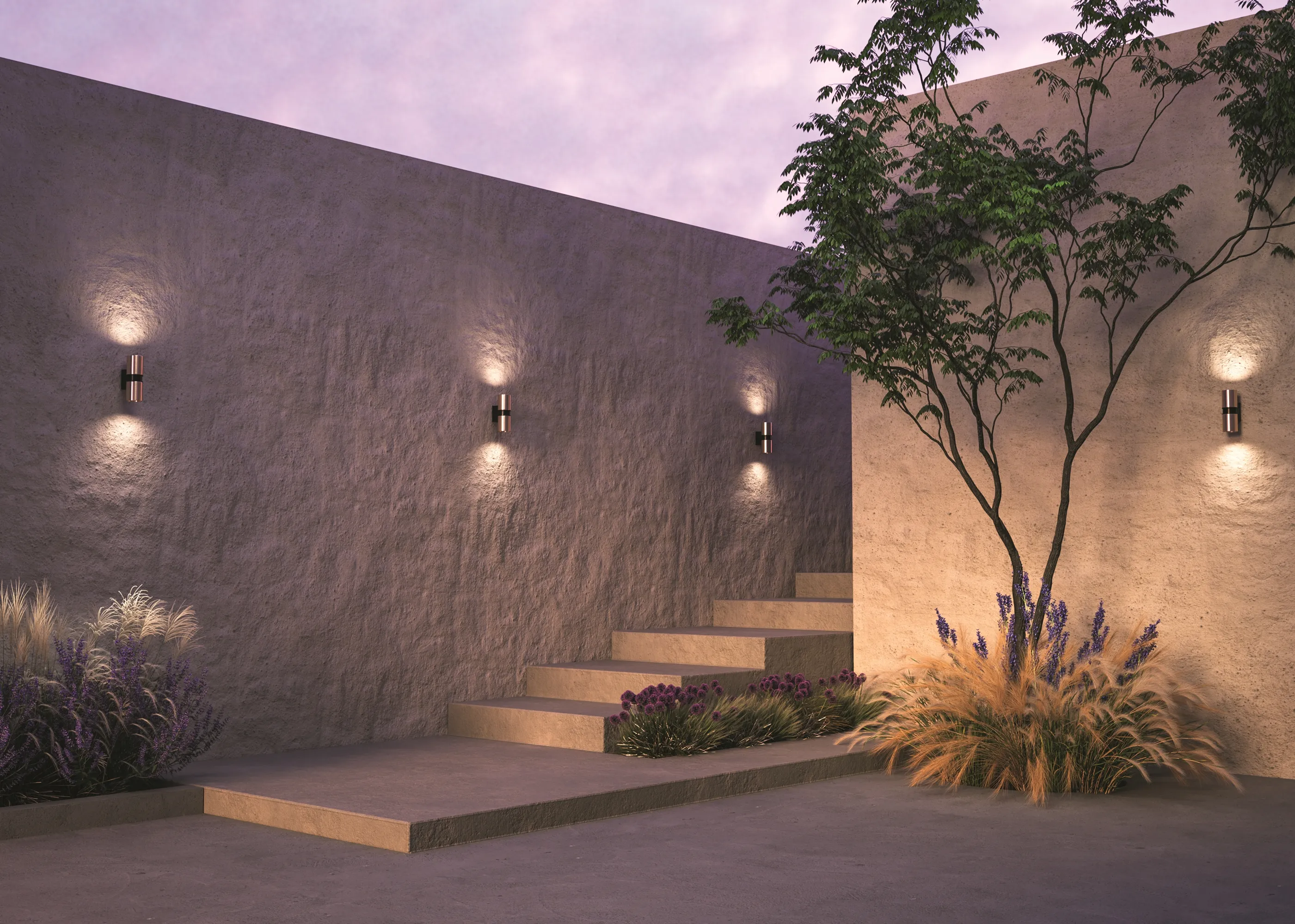 картинка Настенный светильник (бра) Outdoor O582WL-02BS