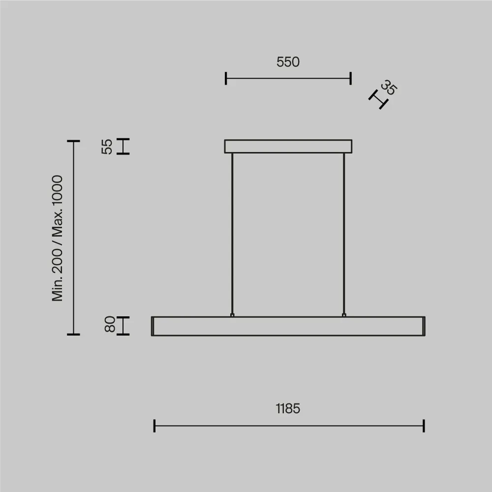 картинка Подвесной светильник Technical P010PL-L30W4K