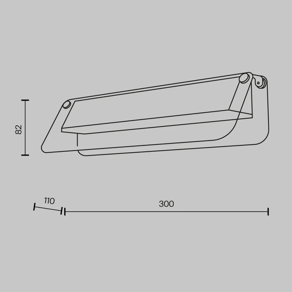 картинка Настенный светильник (бра) Maytoni MOD296WL-L6BS3K