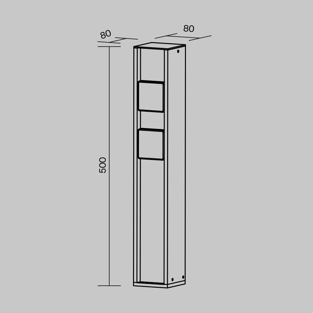 картинка Уличная розетка Outdoor O459FL-GF02SC