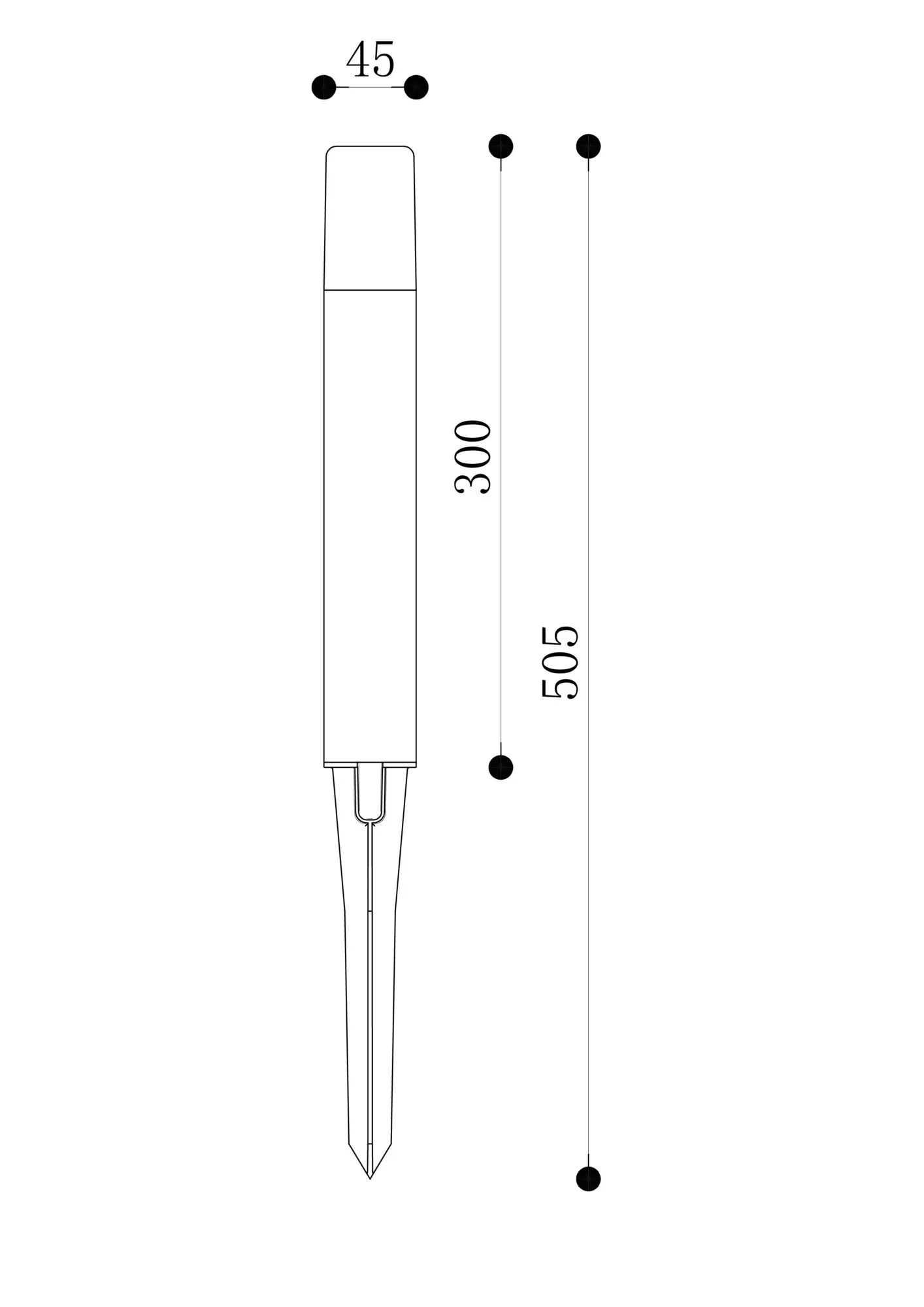 картинка Ландшафтный светильник Outdoor O416FL-L3B3K1