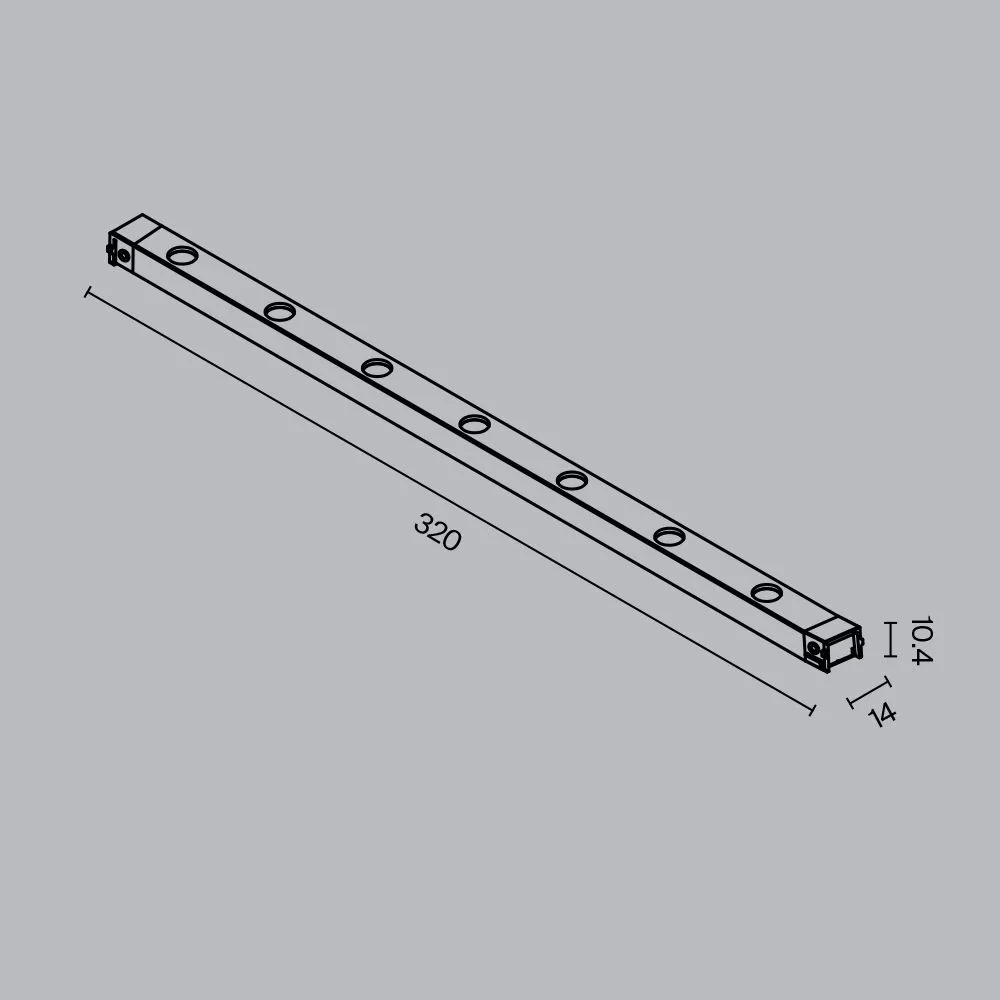 картинка Трековый светильник Technical TR174-1-12WTW-M-B