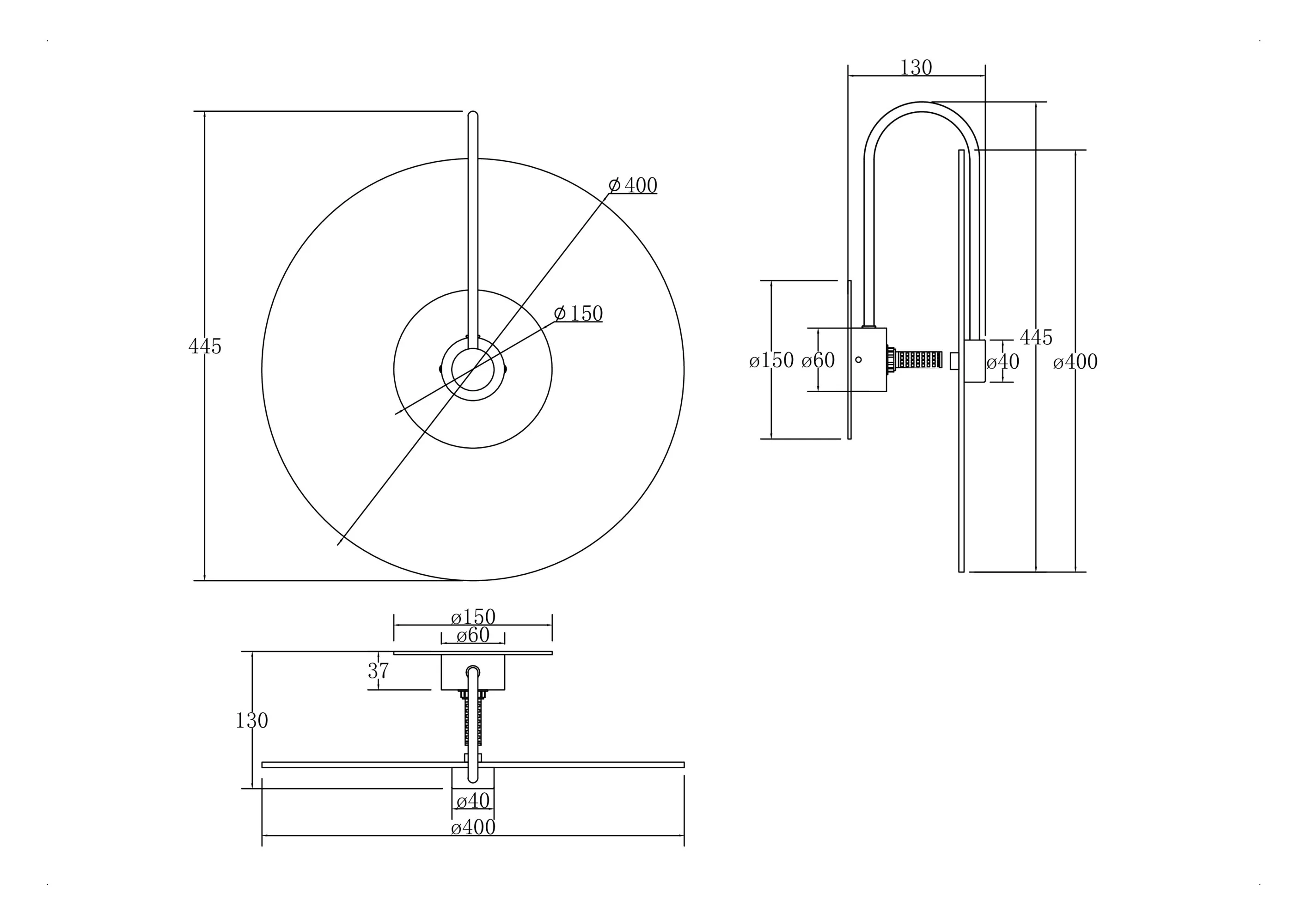 картинка Настенный светильник (бра) Maytoni MOD305WL-01CH