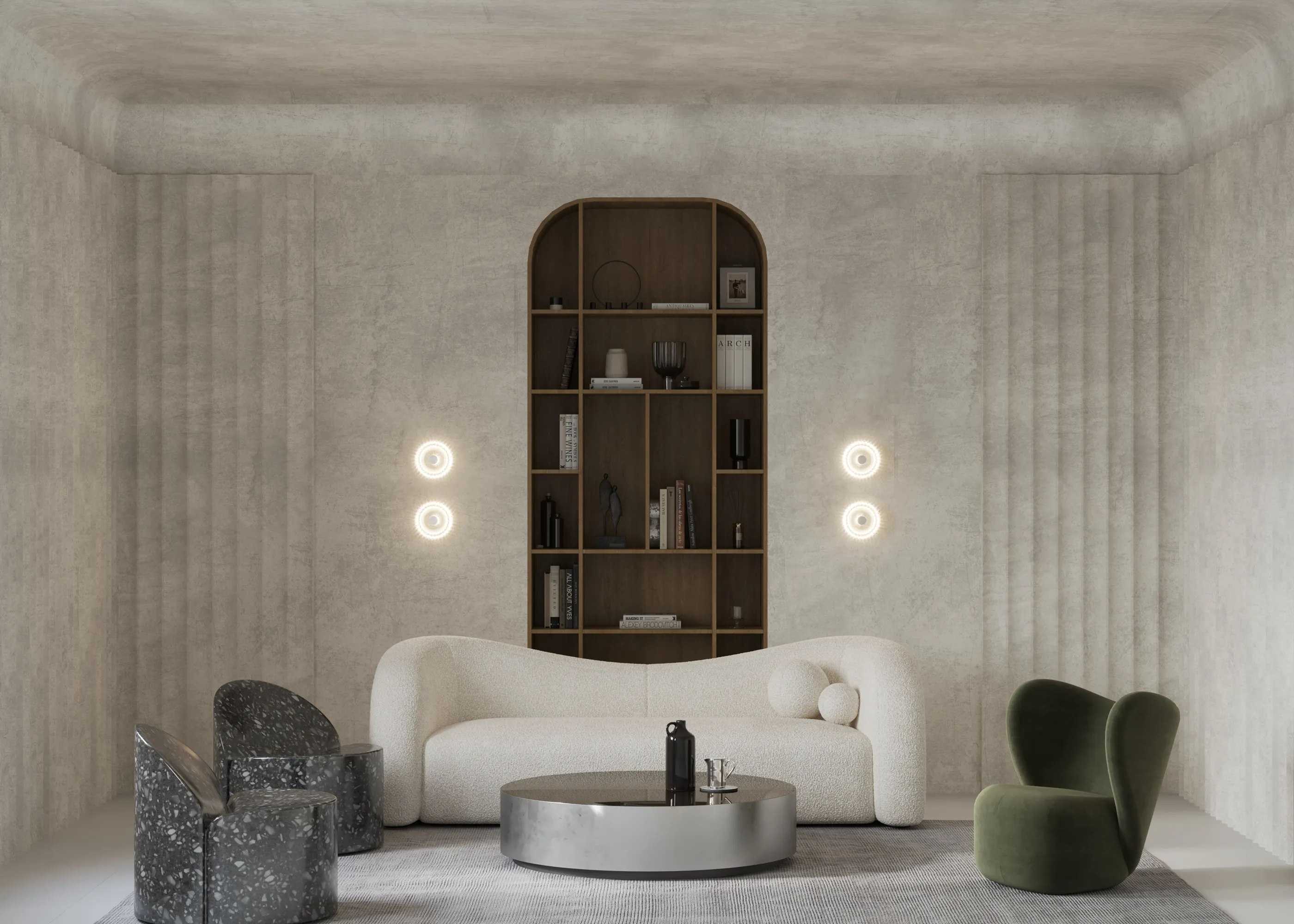 картинка Настенный светильник (бра) Maytoni MOD555WL-L4CH4K