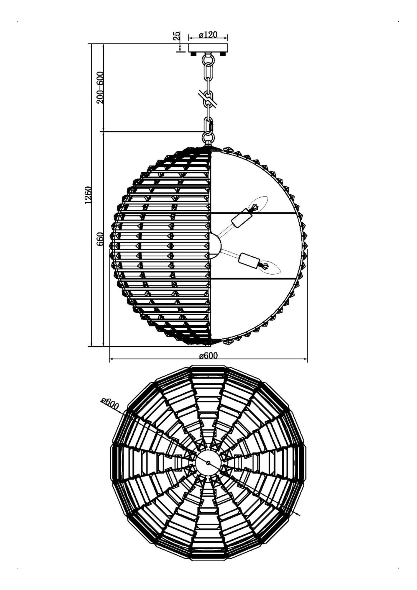 картинка Подвесной светильник Maytoni MOD092PL-08CH