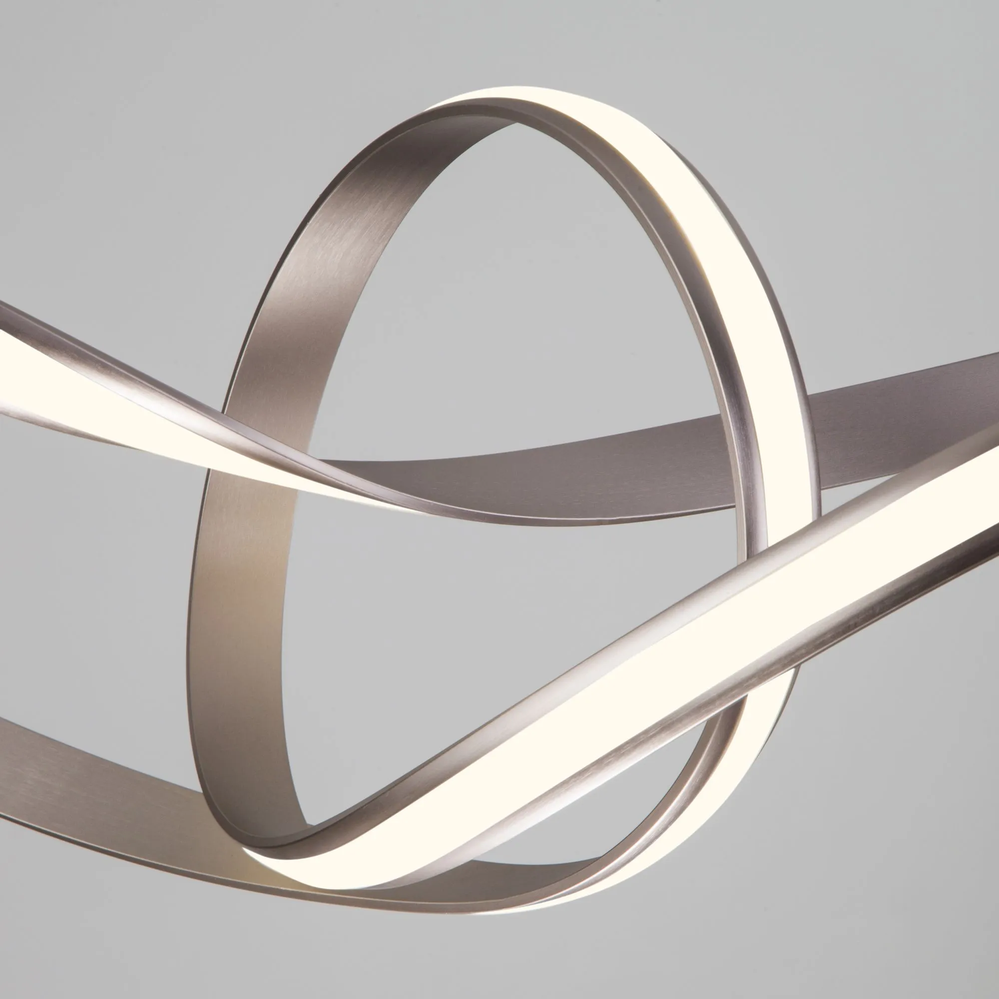 картинка Подвесной светодиодный светильник 90174/1 сатин-никель