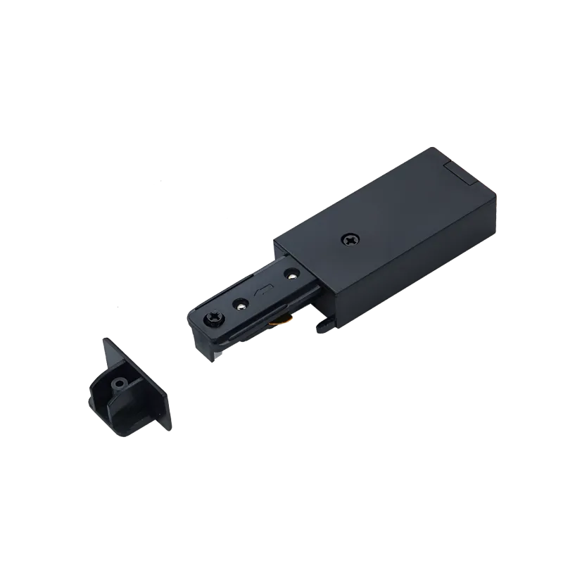 картинка Ввод питания с заглушкой PSB-BL для шинопровода SB черный IN HOME